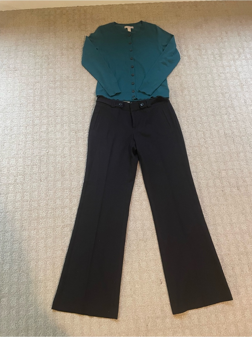 Workwear Bundle Banana Republic Pants Cardigan Green Black Size M/6